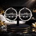 Carol’s Queen Twisted Luxe Hoop Earrings (Stainless Steel Silver Edition)