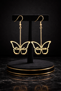 Carol’s Queen Butterfly Drop Elegance Earrings