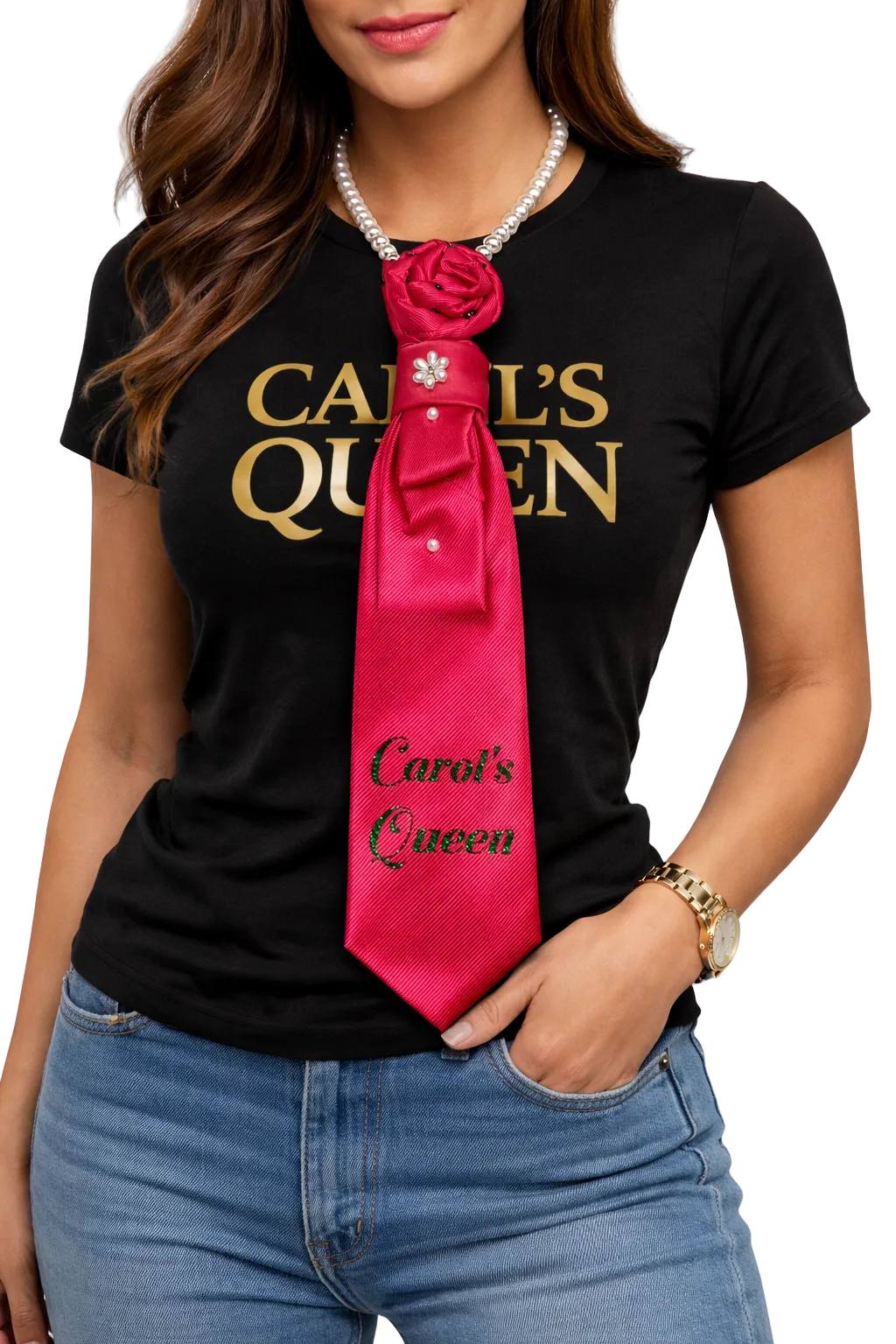 Carol’s Queen Blush Royale Statement Tie