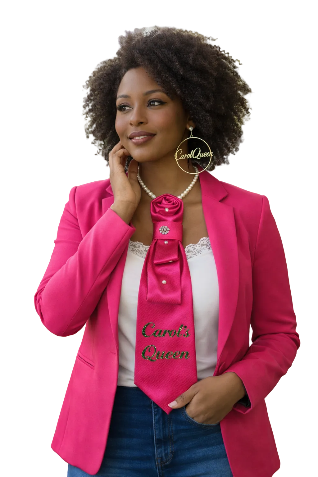 Carol’s Queen Blush Royale Statement Tie