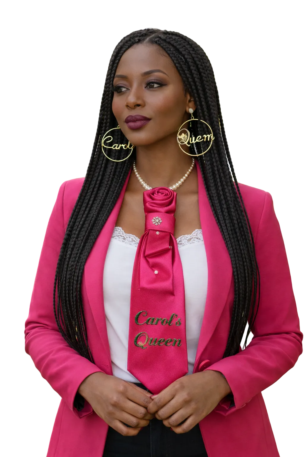 Carol’s Queen Blush Royale Statement Tie