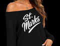 St. Marks Signature Off-the-Shoulder Long-Sleeve Shirt