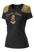 Carol’s Queen Signature Shoulder Fringe Tee