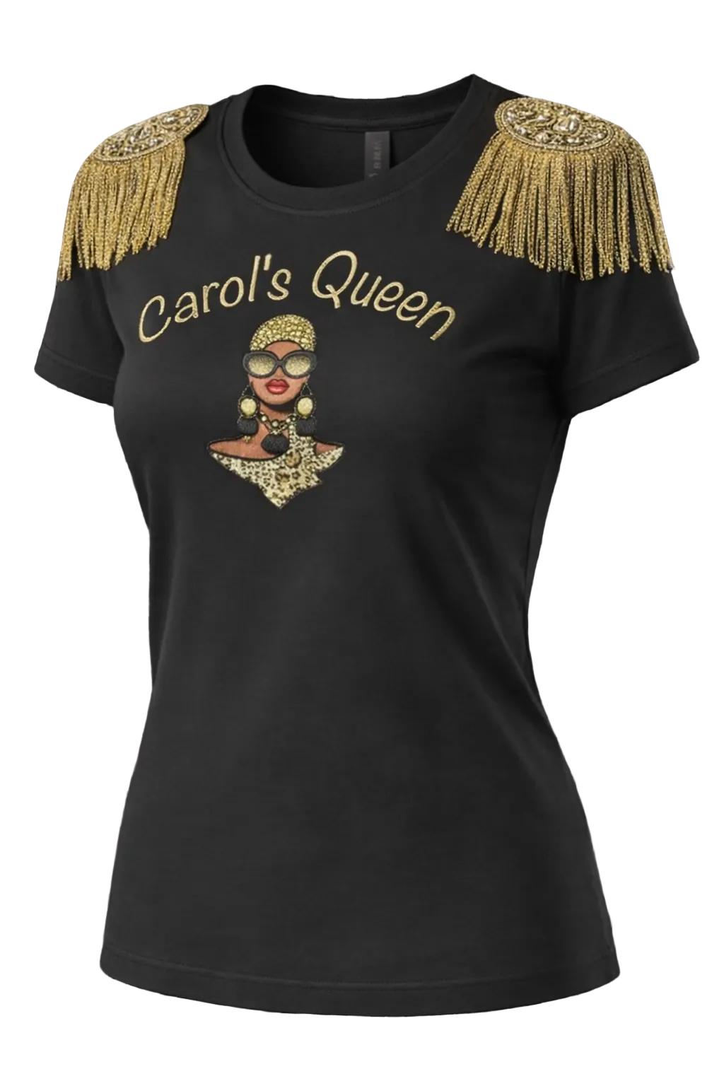 Carol’s Queen Signature Shoulder Fringe Tee